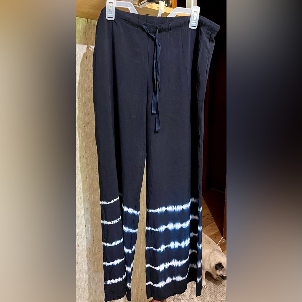 Tryst Boho Tie Dye Summer Pants. Size L